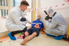 Symulowane oględziny miejsca zdarzenia