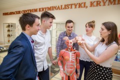 Studenci podczas zajęć w Centrum