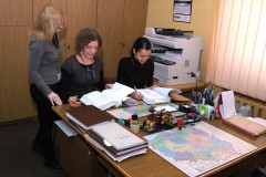 Studentki WSPiA w czasie praktyk zawodowych.